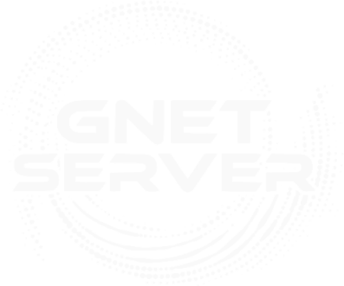 gnet server - logomarca branca